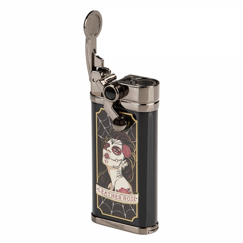 Drew Estate Deadwood Leather Rose Lighter shops & Sticker