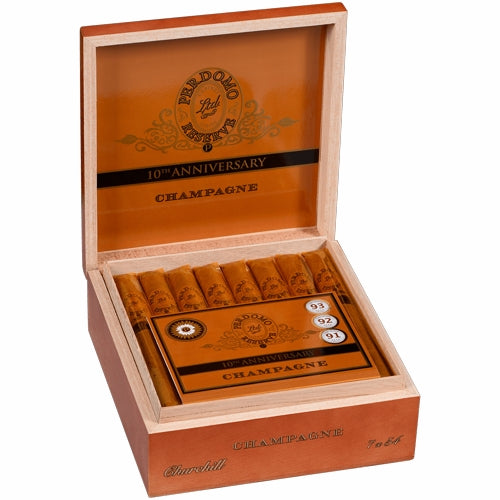 Perdomo Reserve 10th Anniversary Champagne Churchill - Box of 25