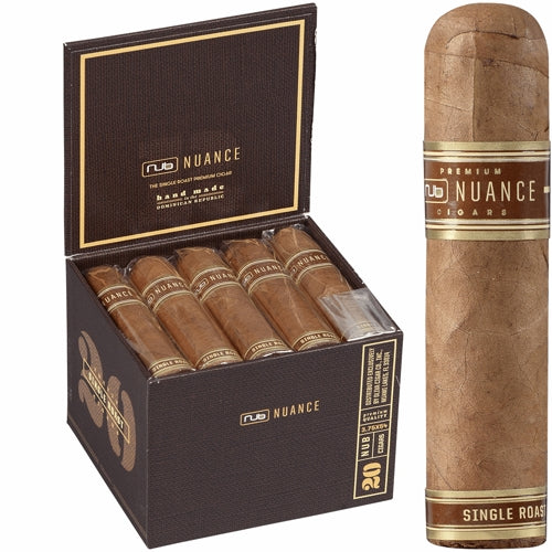 Nub Nuance Single Roast (Cappuccino) 354 Robusto - Box of 20